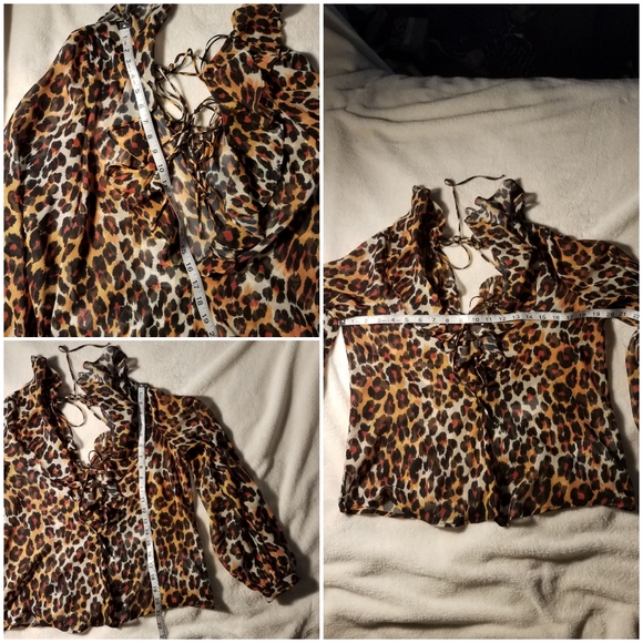 Topshop Leopard print blouse - Picture 5 of 7